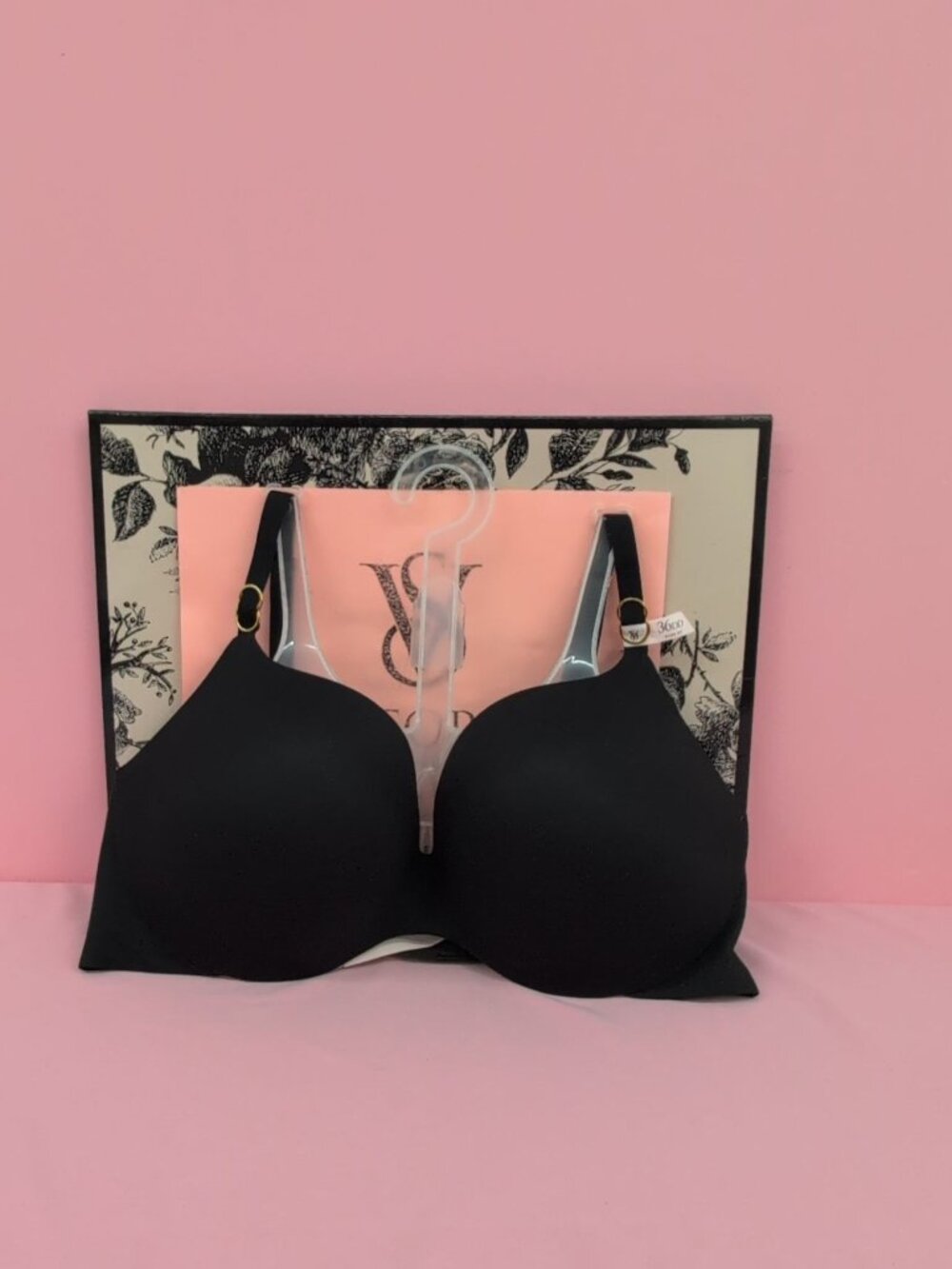 Victoria Secret Love Cloud Perfect Shape Incredible Push Up Bra 36DD Black